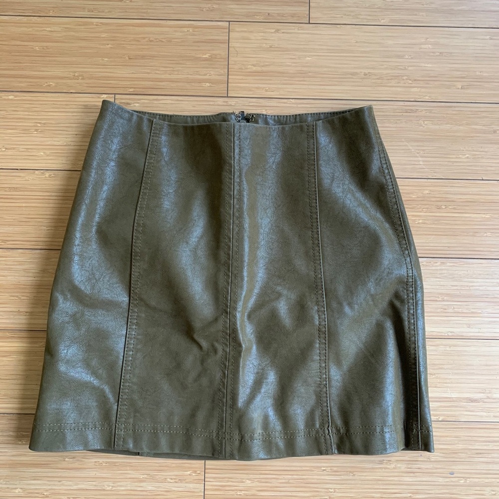 Suede Femme Fatale skirt
